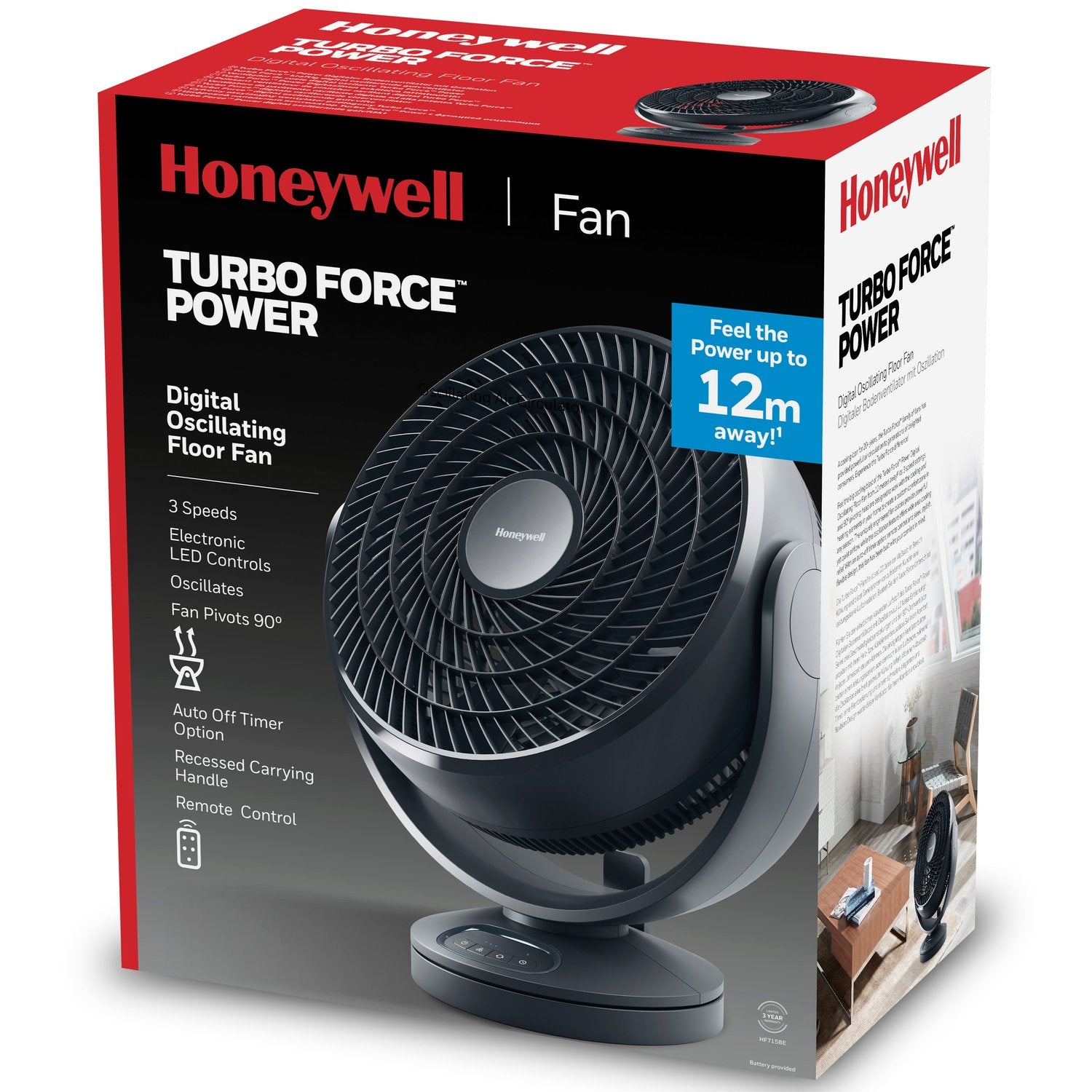 Floor fan Digital Oscillating HF715BE4