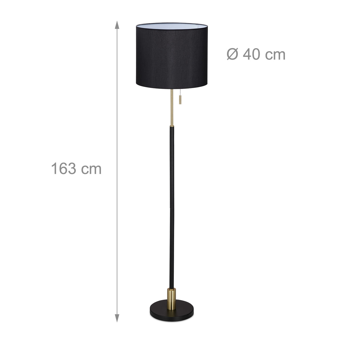 Floor lamp black