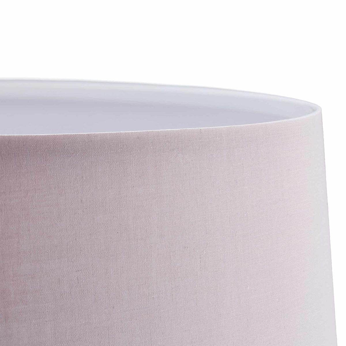 Floor lamp with fabric shade
