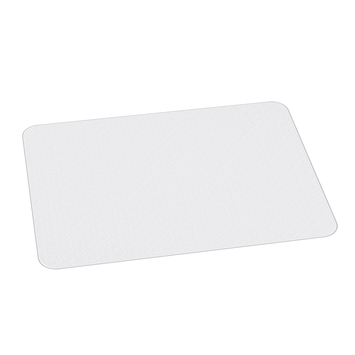Floor protection mat 90 x 120 cm office chair underlay in transparent, scratch-resistant chair underlay, floor mat for hard floors