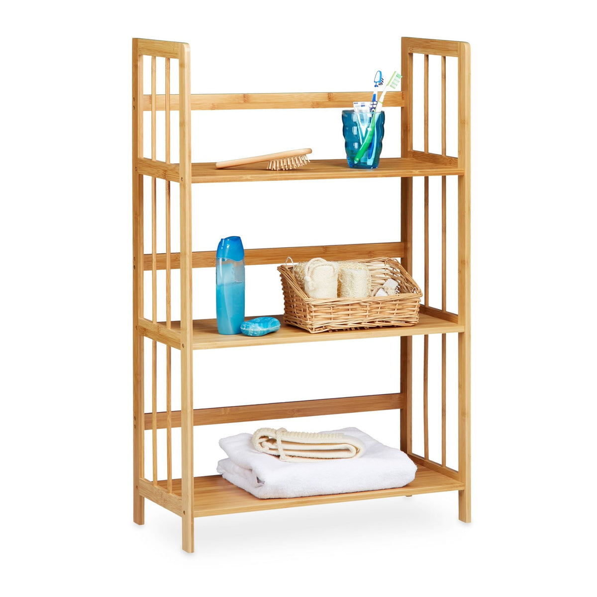 Floor shelf bamboo