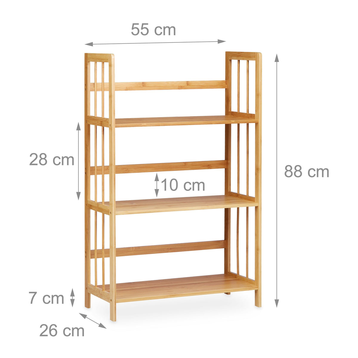 Floor shelf bamboo