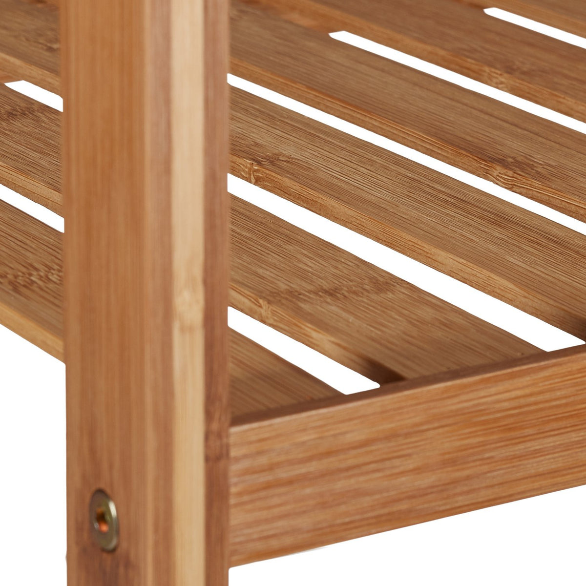 Floor shelf with 4 compartments for bathrooms