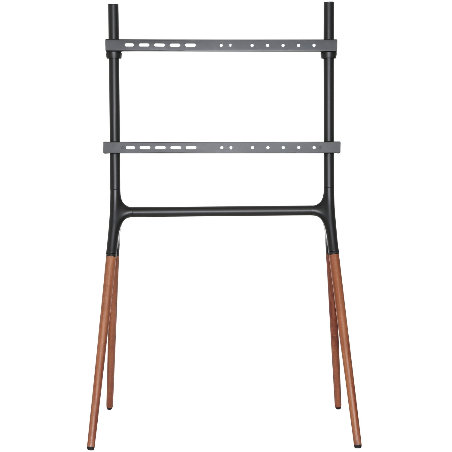 Floor stand for TV 49-70" Black/Walnut