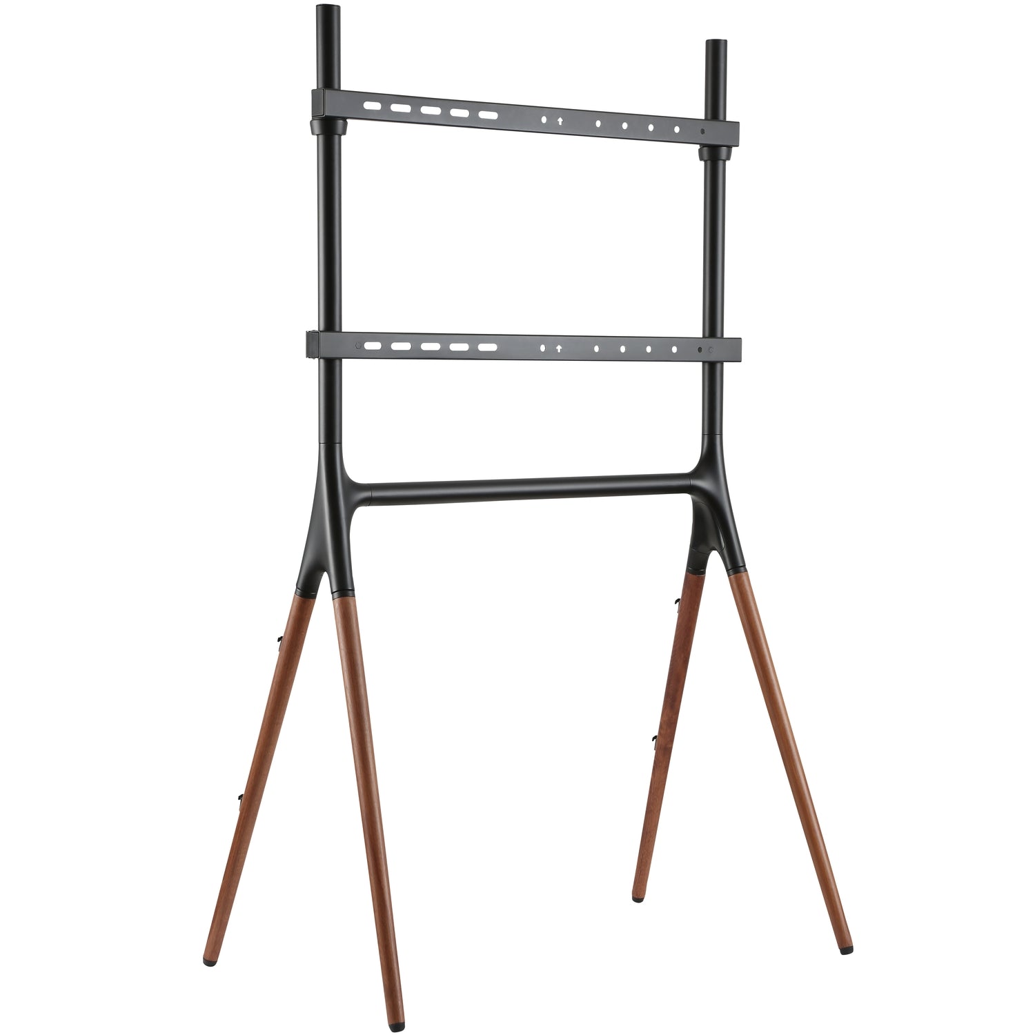 Floor stand for TV 49-70" Black/Walnut