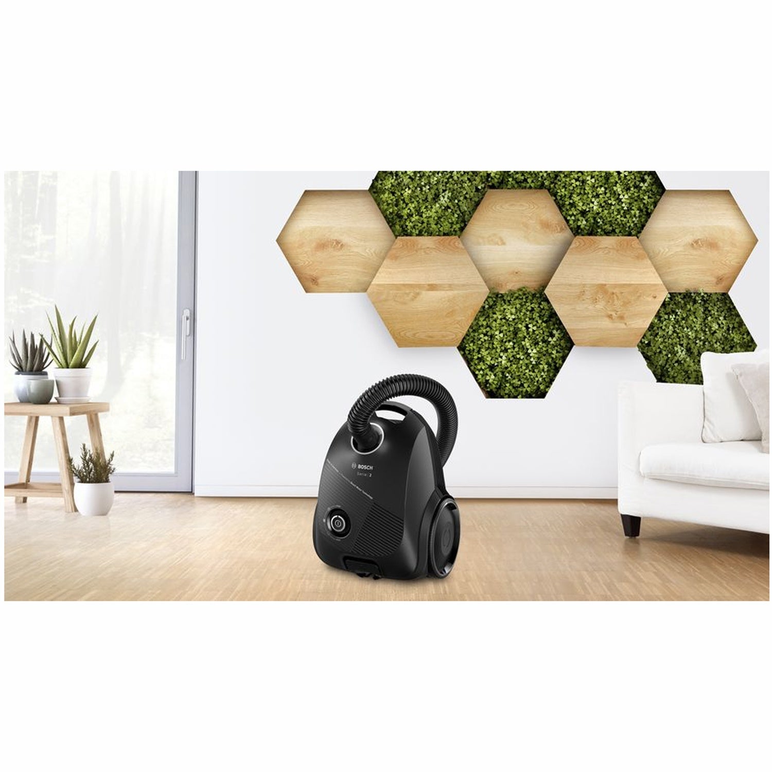 Floor vacuum cleaner BGLS2BA3NE German add. 600W Recycled Plastic