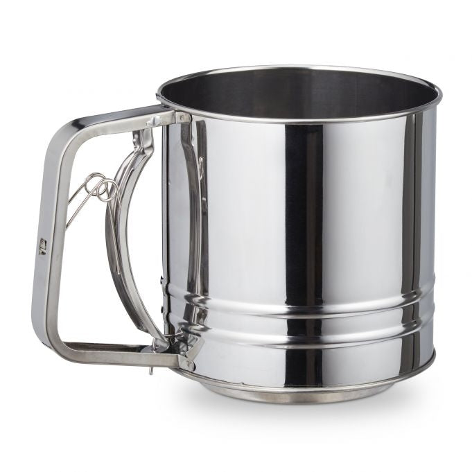 Flour sieve in stainless steel