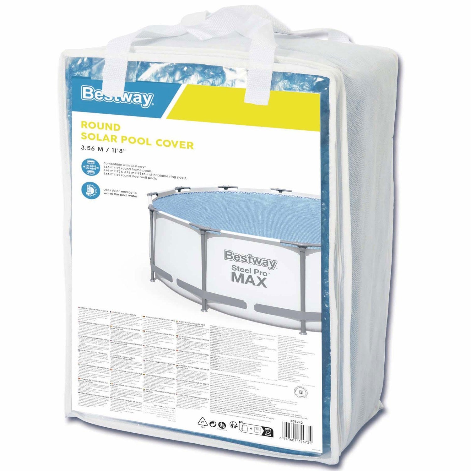 Flowclear Solar Pool Cover 3.56m