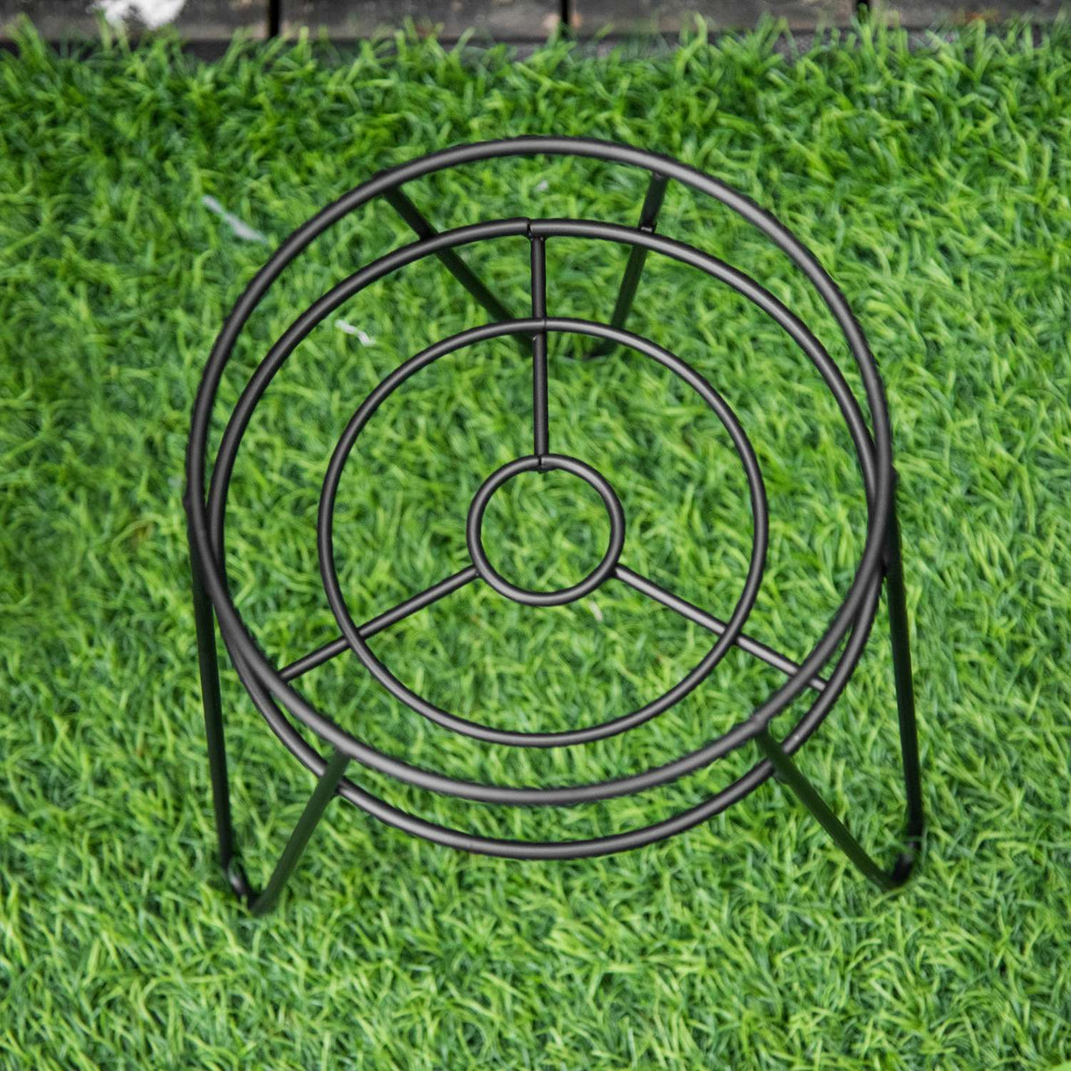 Flower Stand Set Of 3 Metal Plant Stand Set Flower Stool Flower Pot Holder Plant Stool For Flower Pot Up To Diameter 16 Cm Black