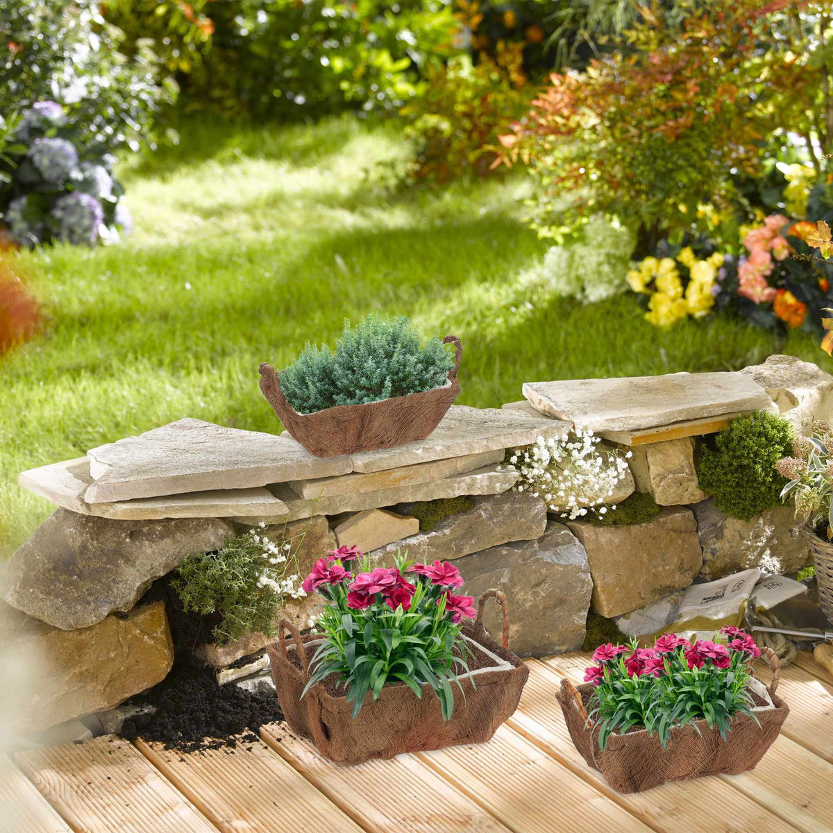 Flower box Balcony Set of 3