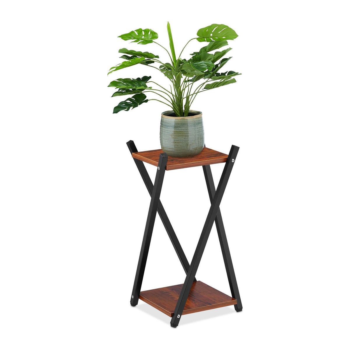 Flower pedestal with 2 levels