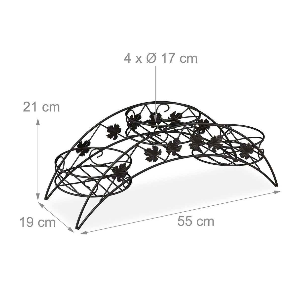 Flower stairs for 3 plants