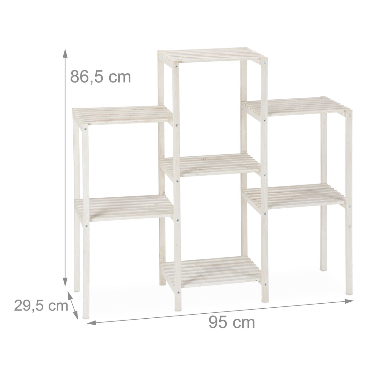 Flower stand wooden white