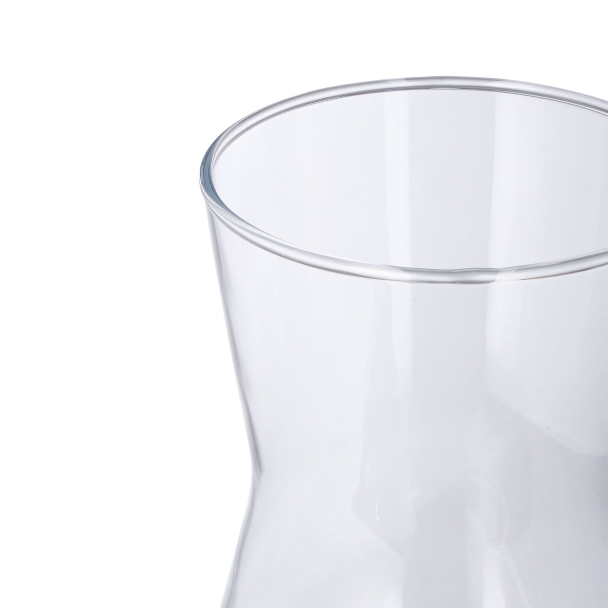 Flower vase in glass