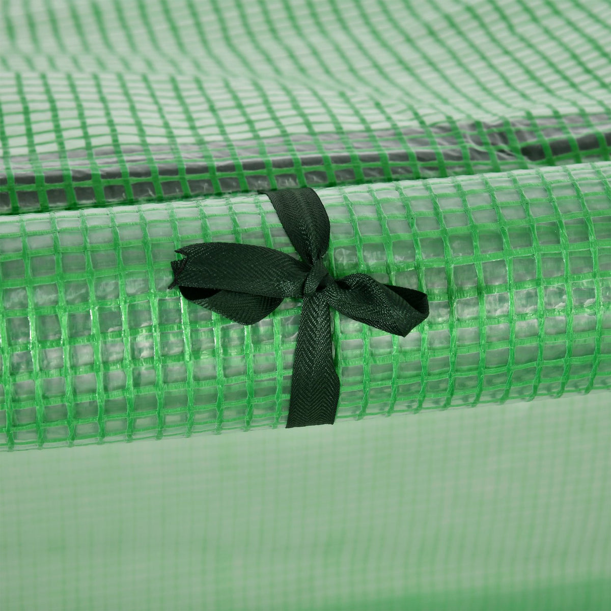 Foil Greenhouse Greenhouse With Door Cold Frame Plant House Plant Rearing Foil Steel Pe Green 295 X 100 X 80 Cm