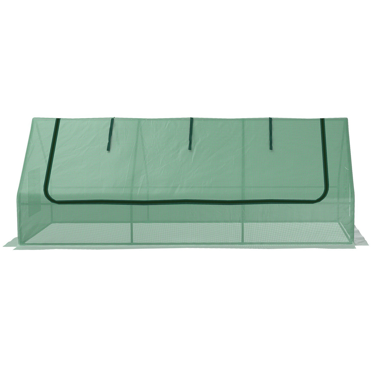 Foil Greenhouse Mini Greenhouse With Mesh Window, Uv-Resistant Cold Frame For Garden Growing, Pe Film, Green, 240 X 90 X 90 Cm