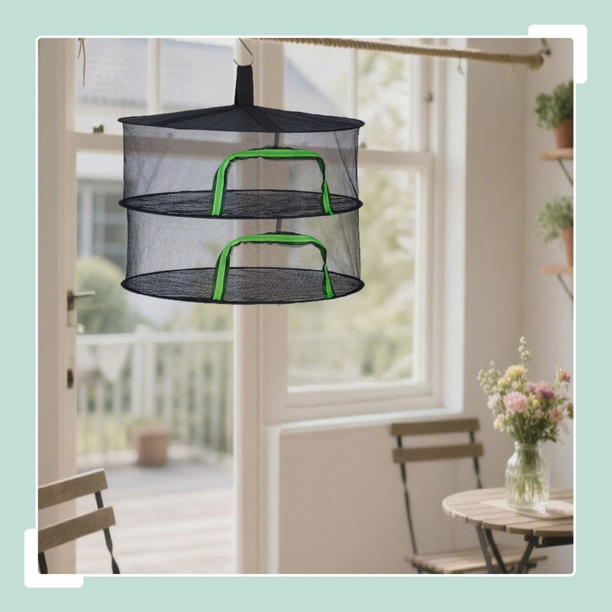 Foldable Drying Net for Herbs, Fruit, and Clothes