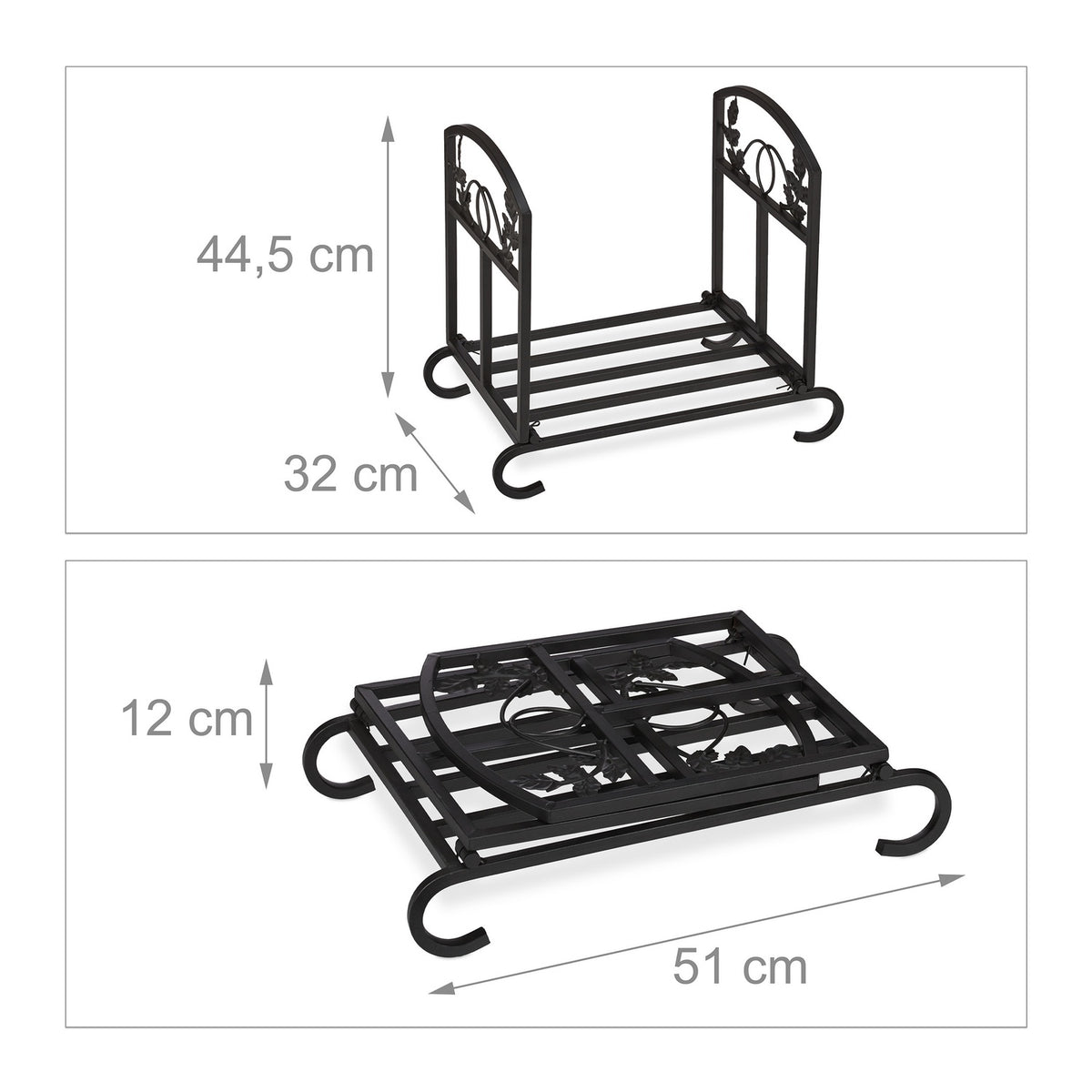 Foldable Firewood Rack