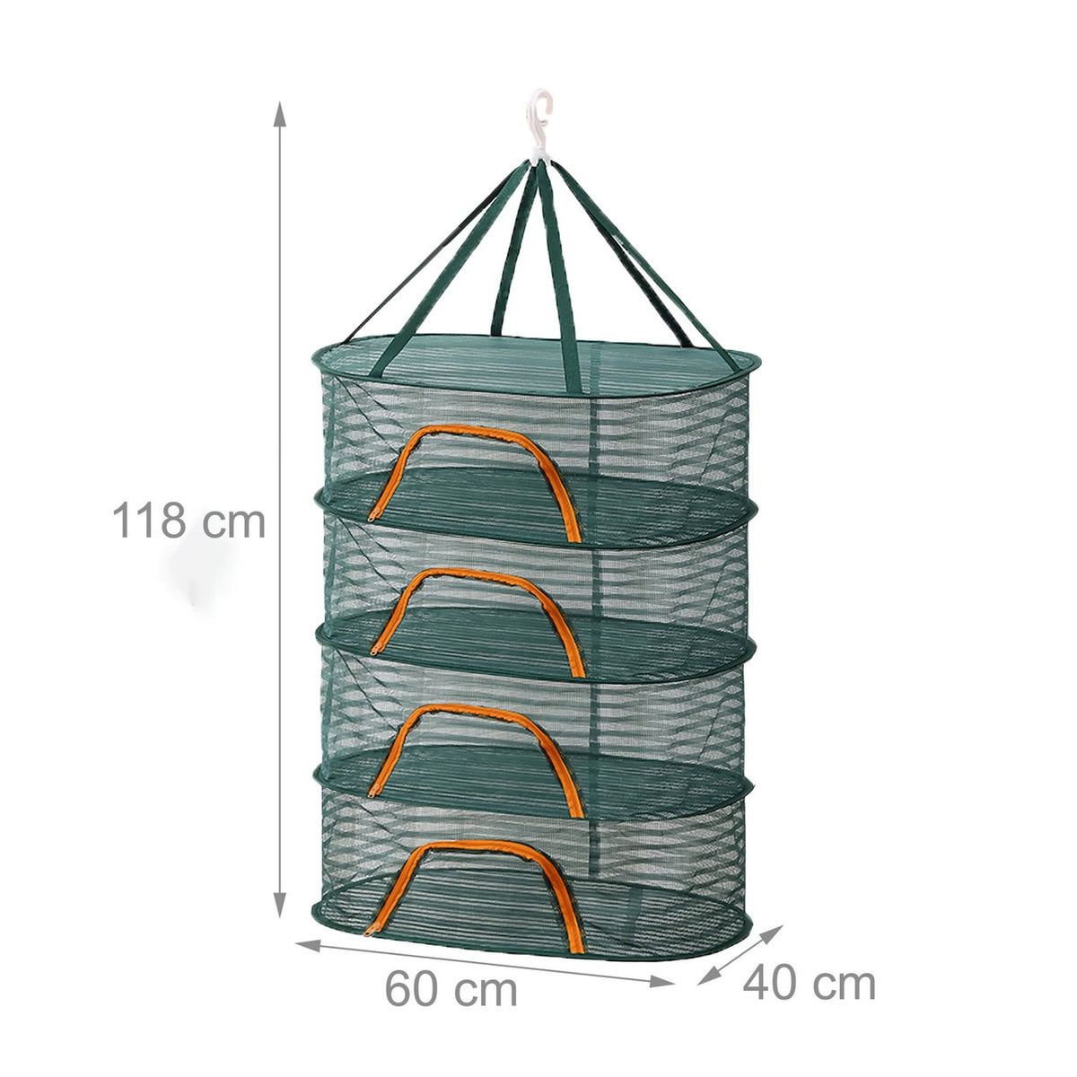 Foldable Oval Drying Net for Vegetables & More
