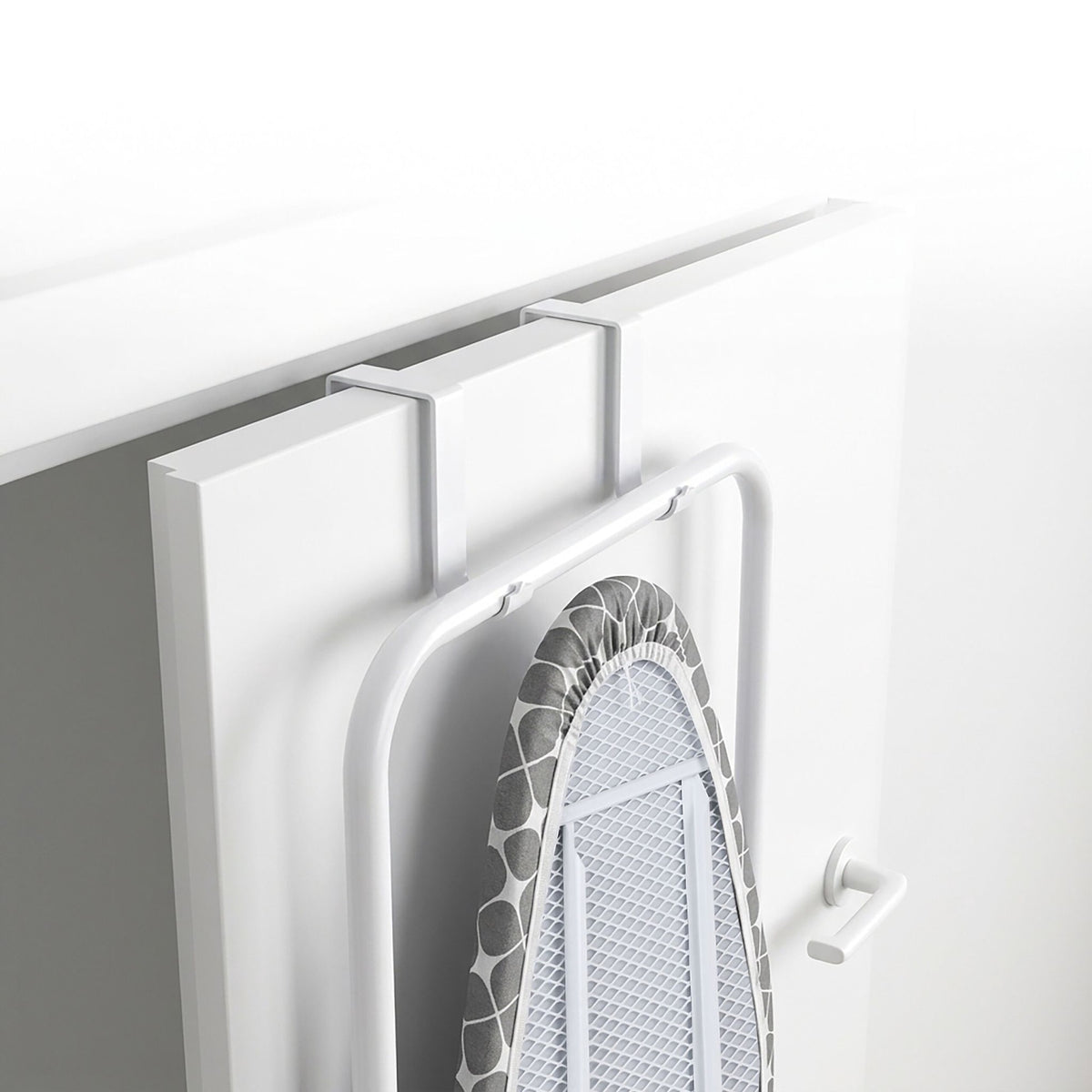 Foldable Over-Door Ironing Board, Steel Frame, 108.5x43 cm