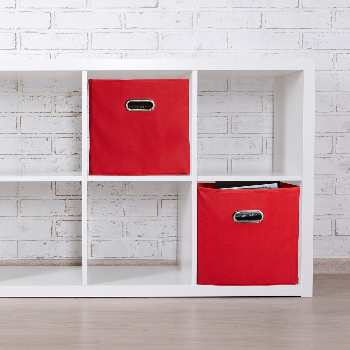 Foldable Storage Baskets – Set of 4, Fabric Organisers