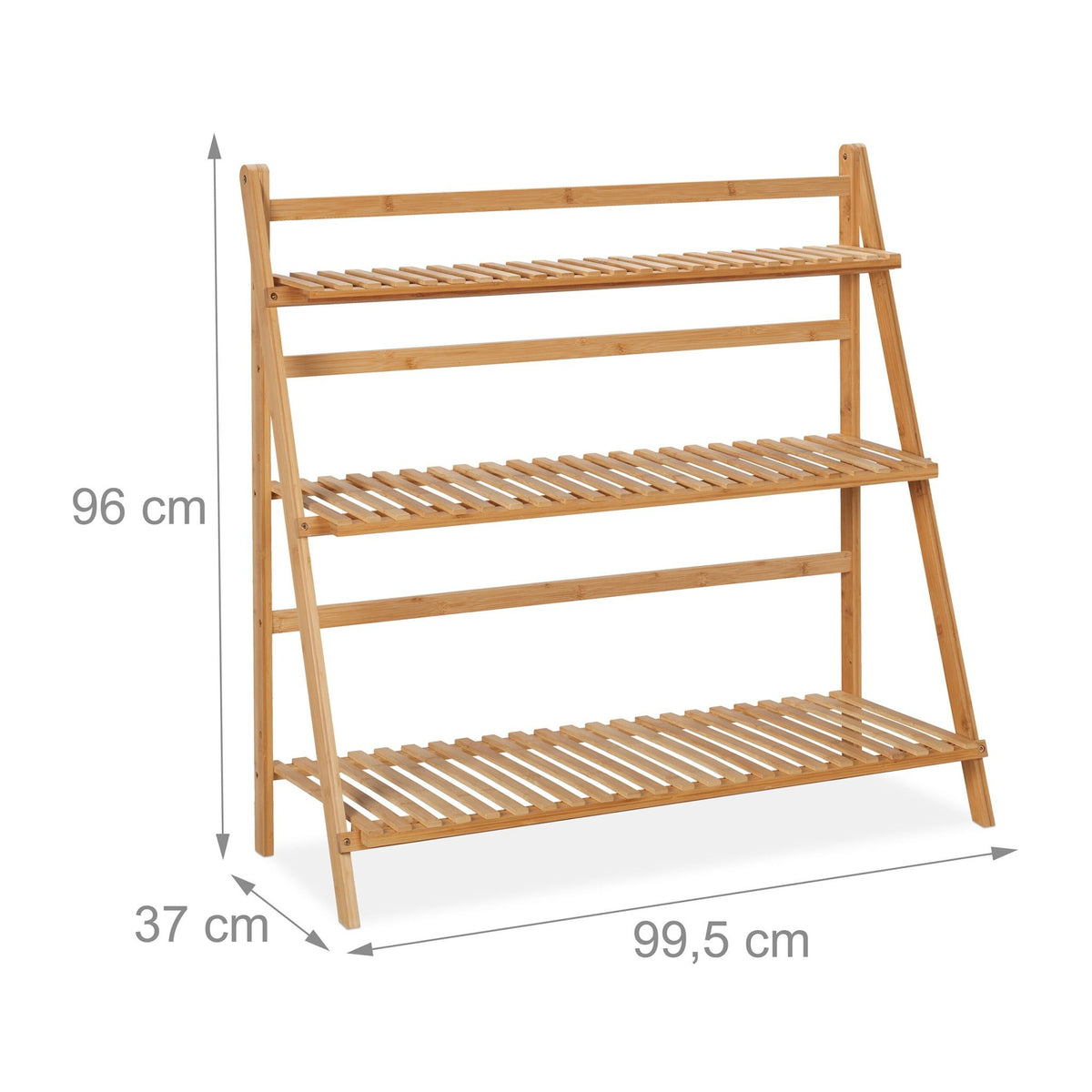 Foldable bamboo stand