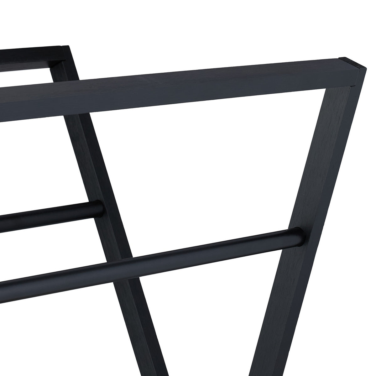 Foldable bamboo towel holder
