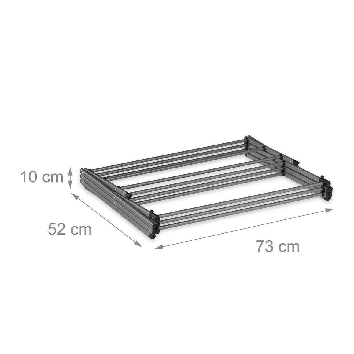 Foldable coat hanger in metal