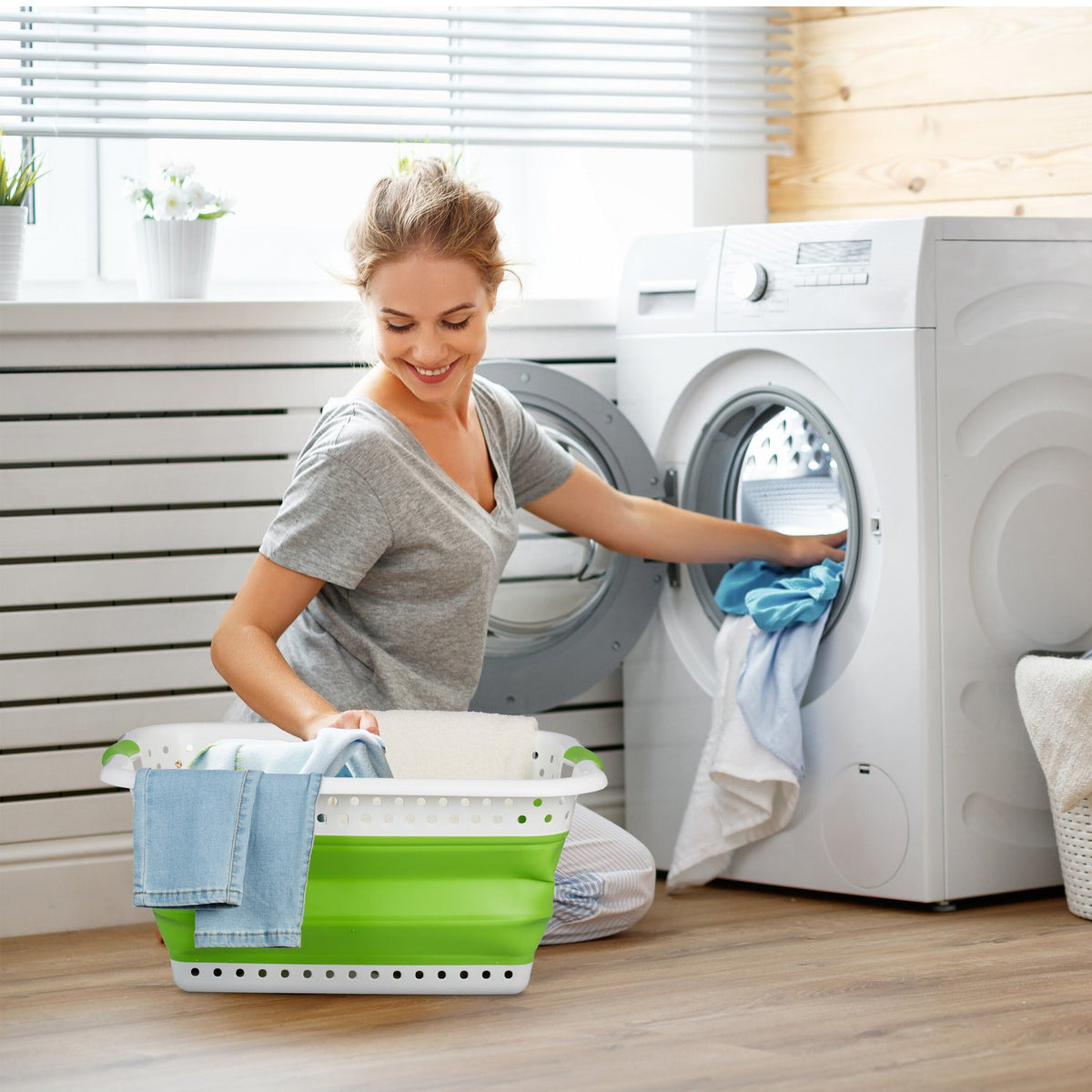 Foldable laundry basket 36 l