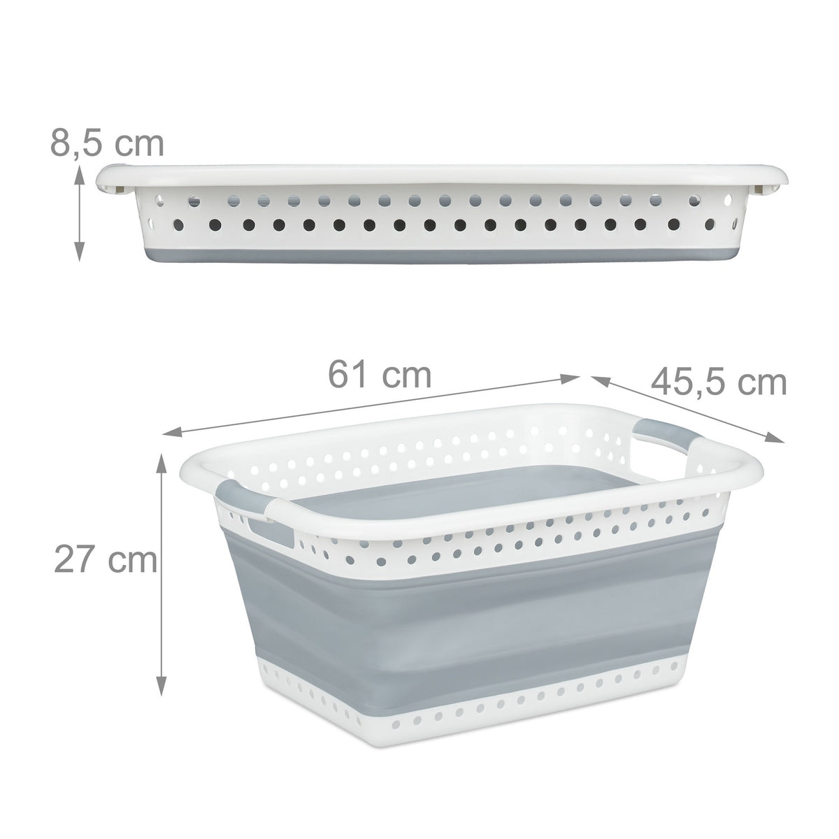 Foldable laundry basket