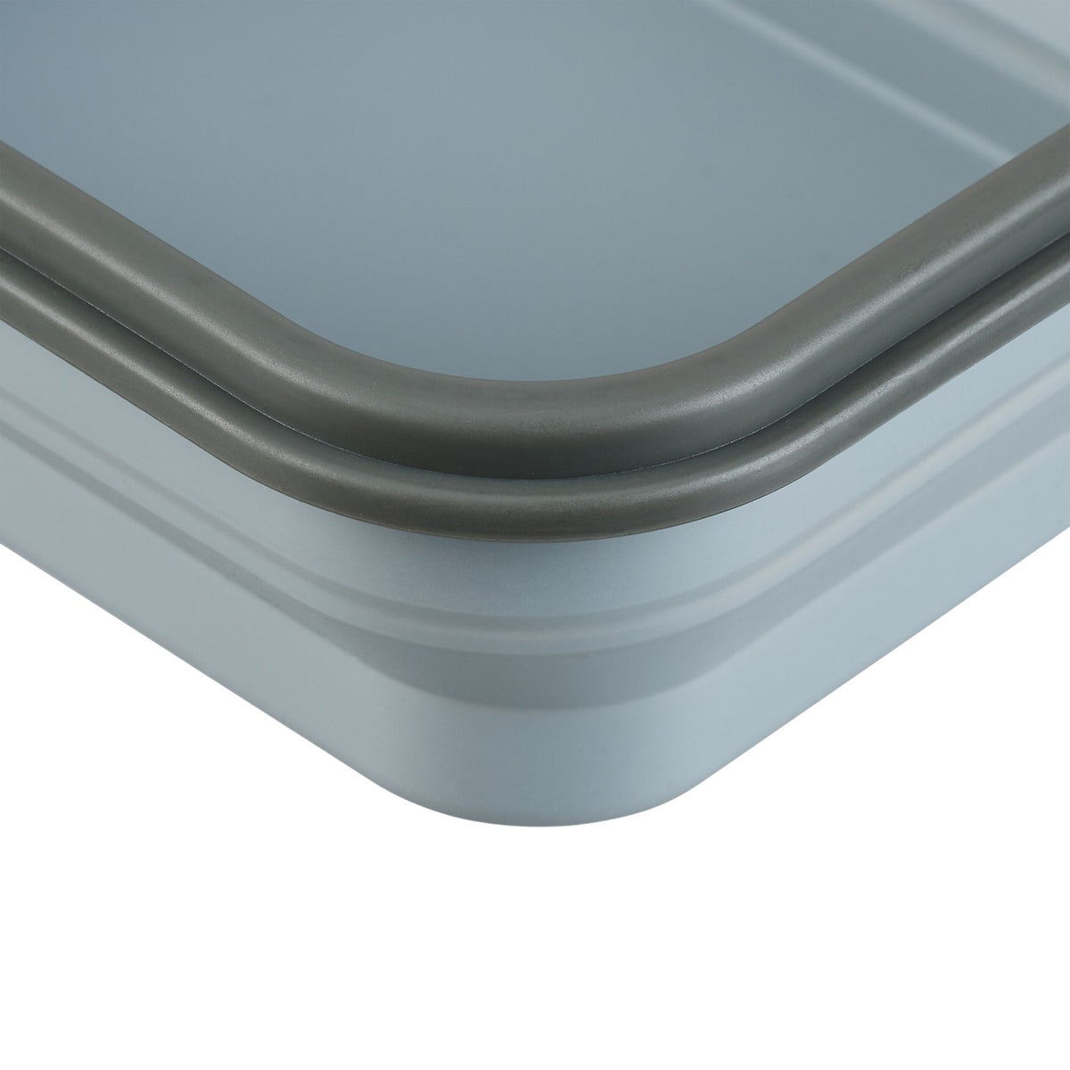 Foldable lunch box with 2 compartments