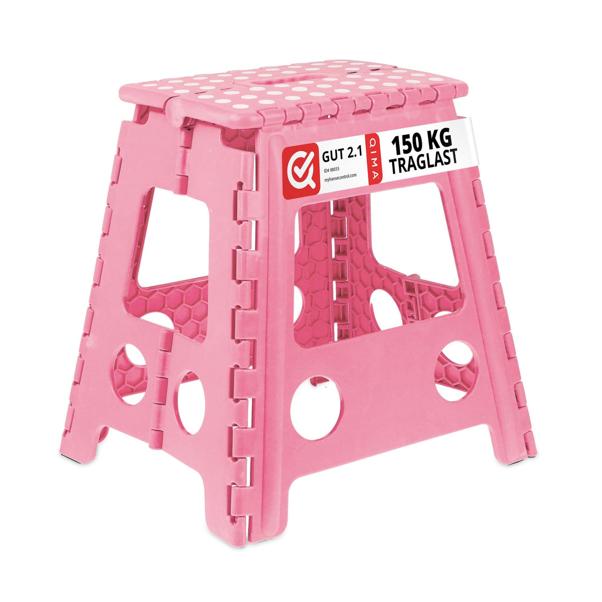 Foldable stool XL pink