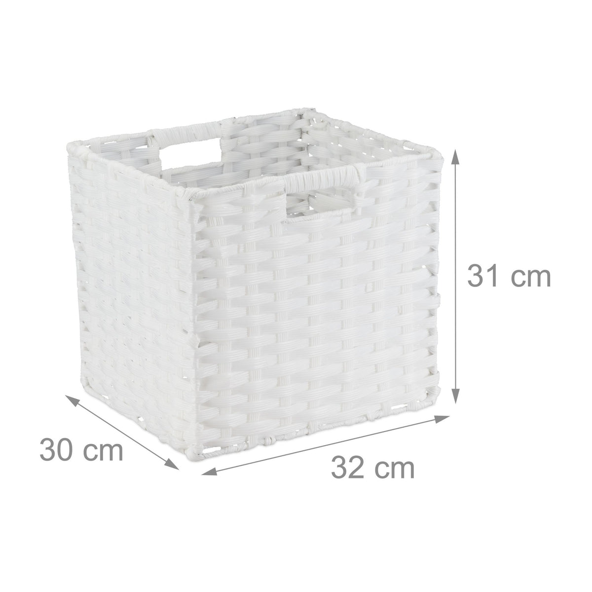 Foldable storage basket
