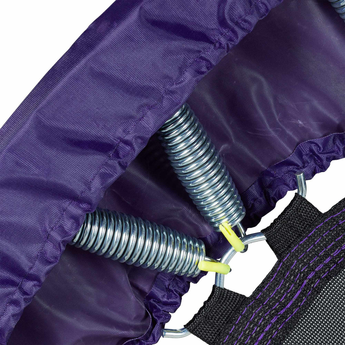 Foldable trampoline with handle
