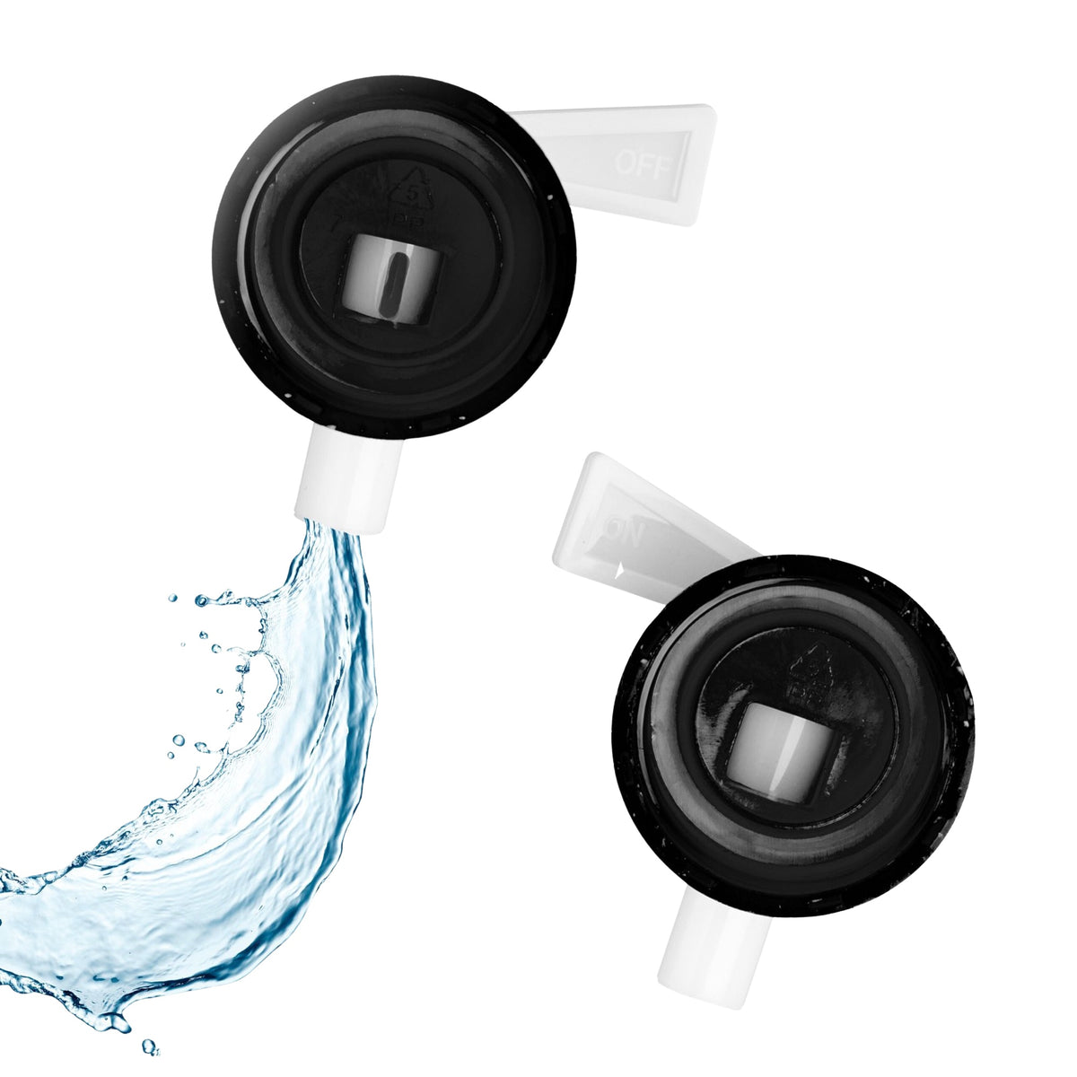 Foldable water container with 4 containers