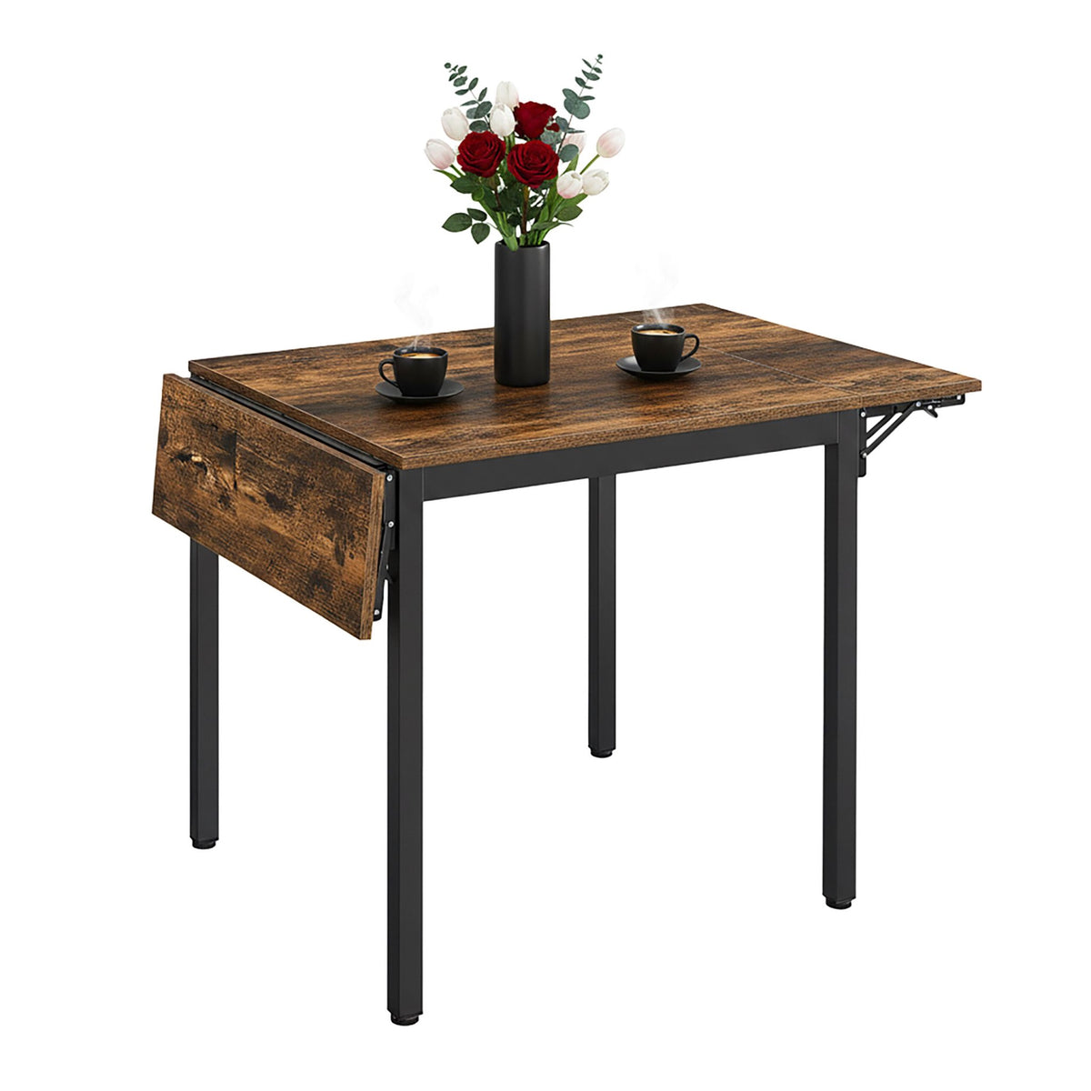 Folding Dining Table for 2-4, Space-Saving Design