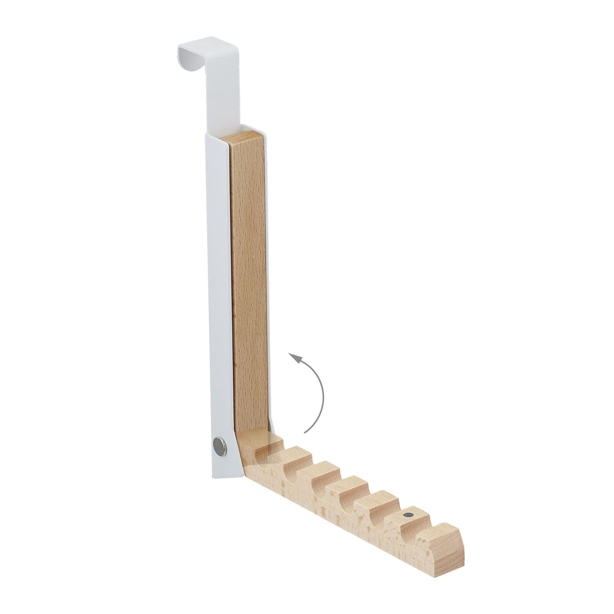 Folding Door Hook in White