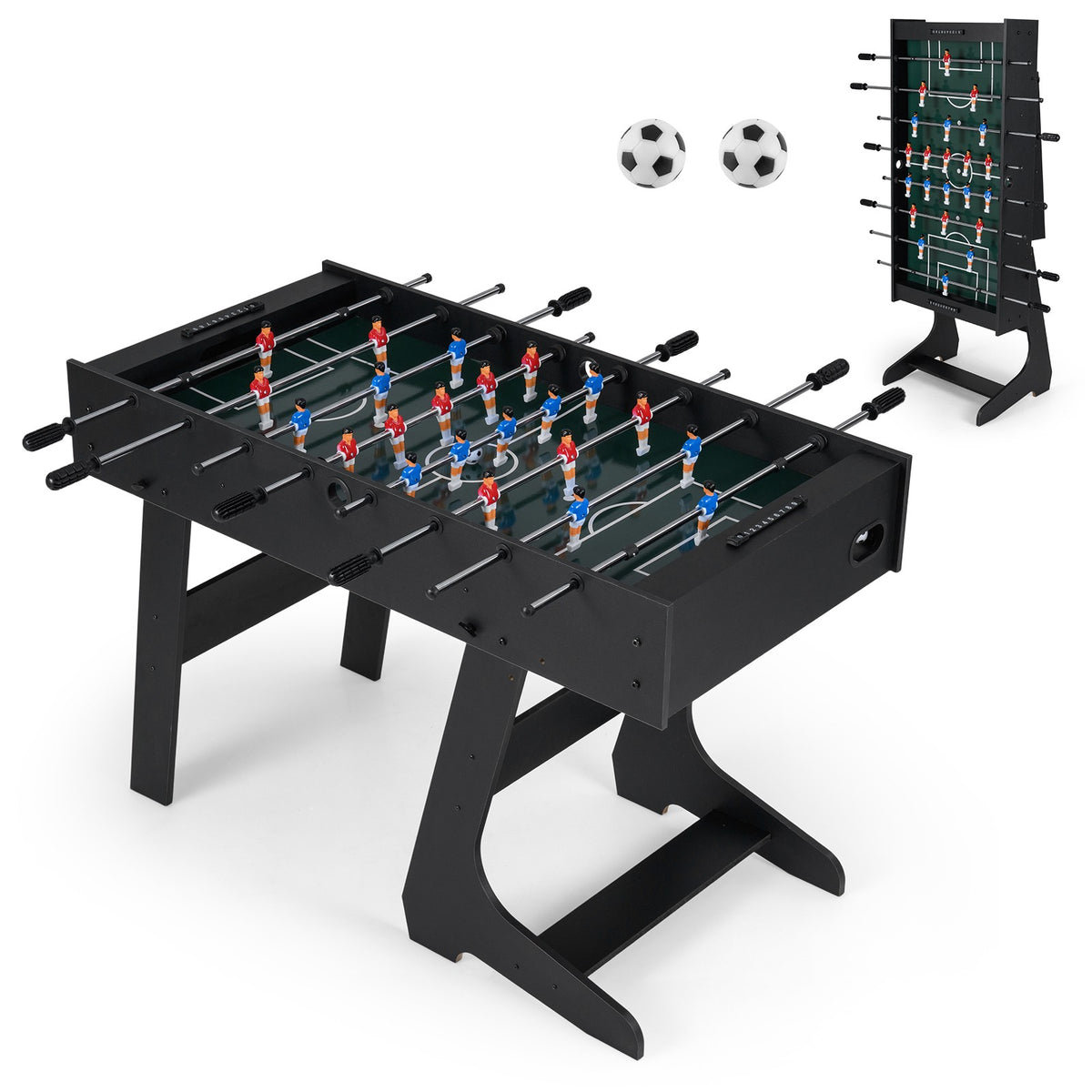 Folding Foosball Table, 22 Players, Slide Scorers