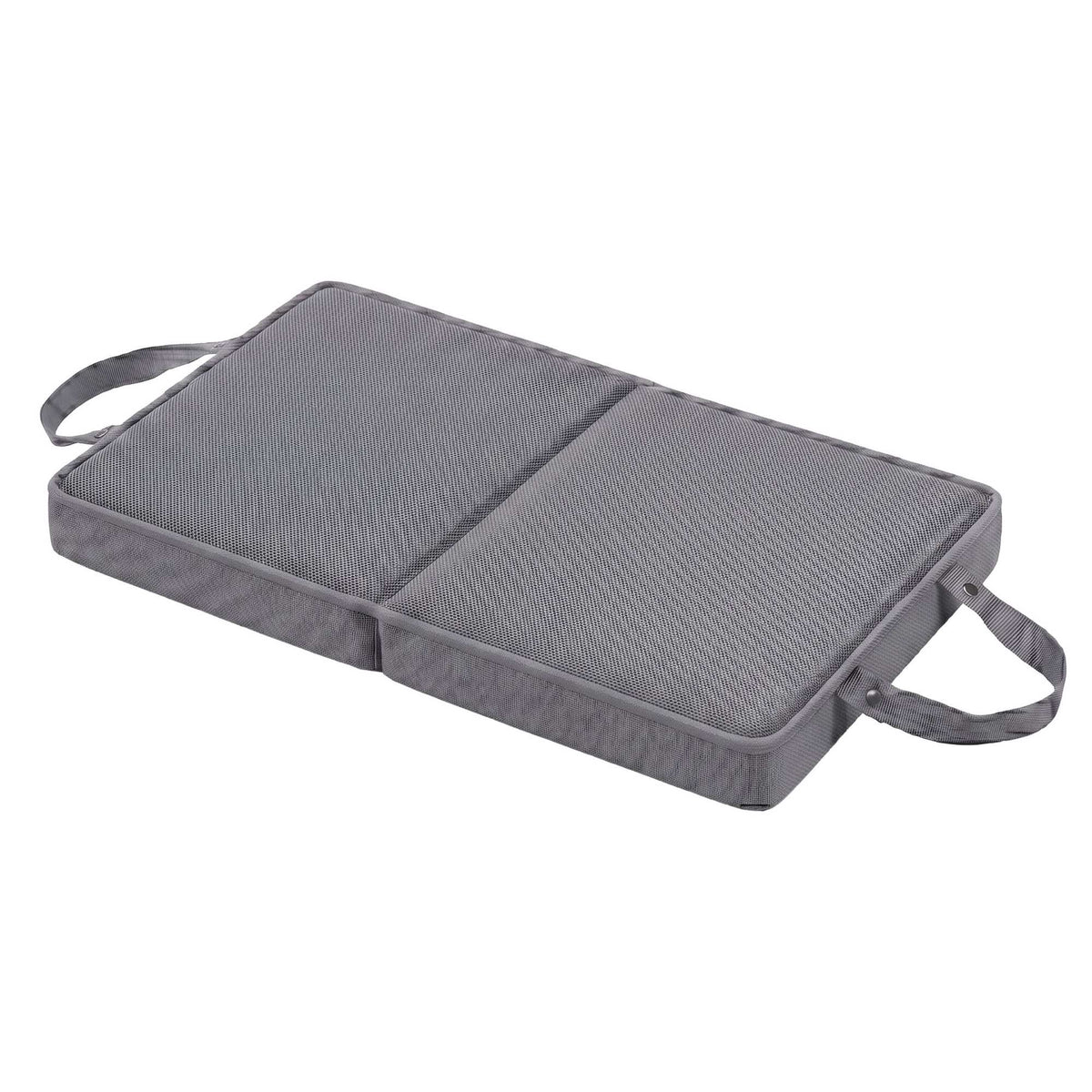 Folding Knee Pad with Handles – Grey, Foam, Portable