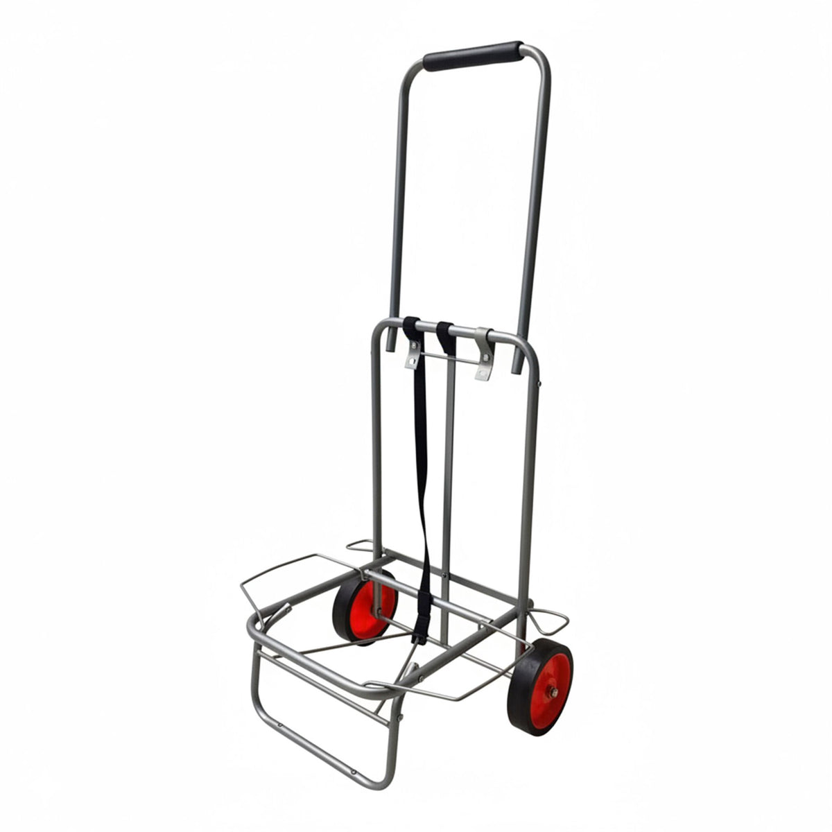 Folding Shopping Trolley with Bungee Cords, Steel Frame