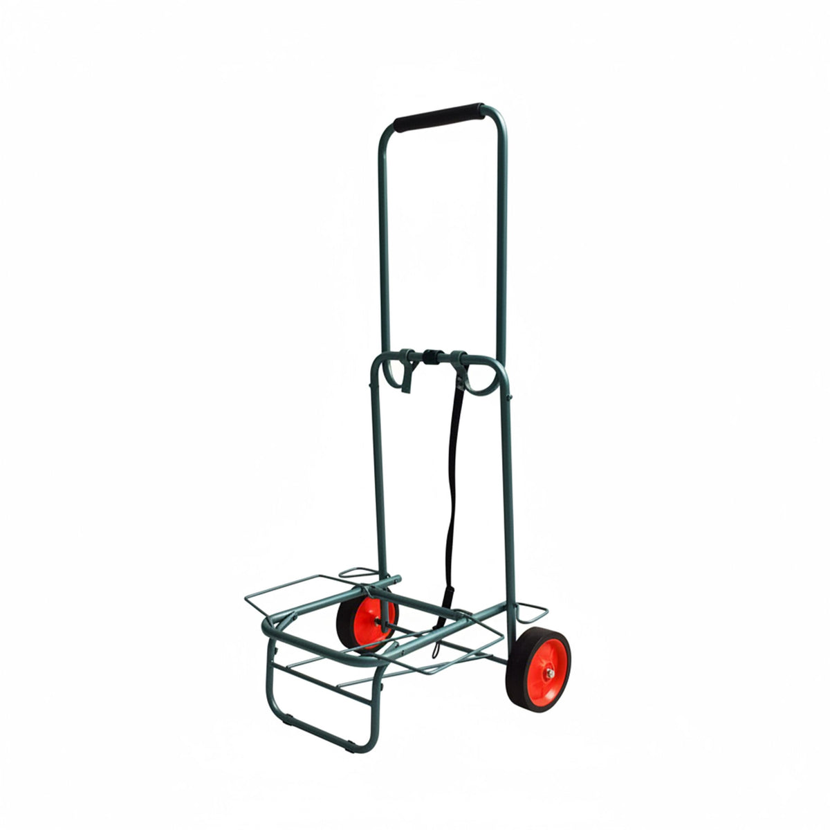 Folding Shopping Trolley with Bungee Cords, Steel Frame