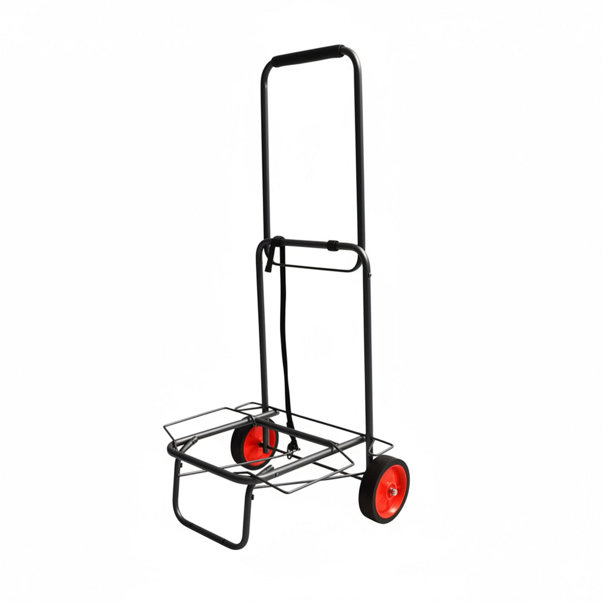 Folding Shopping Trolley with Bungee Cords, Steel Frame