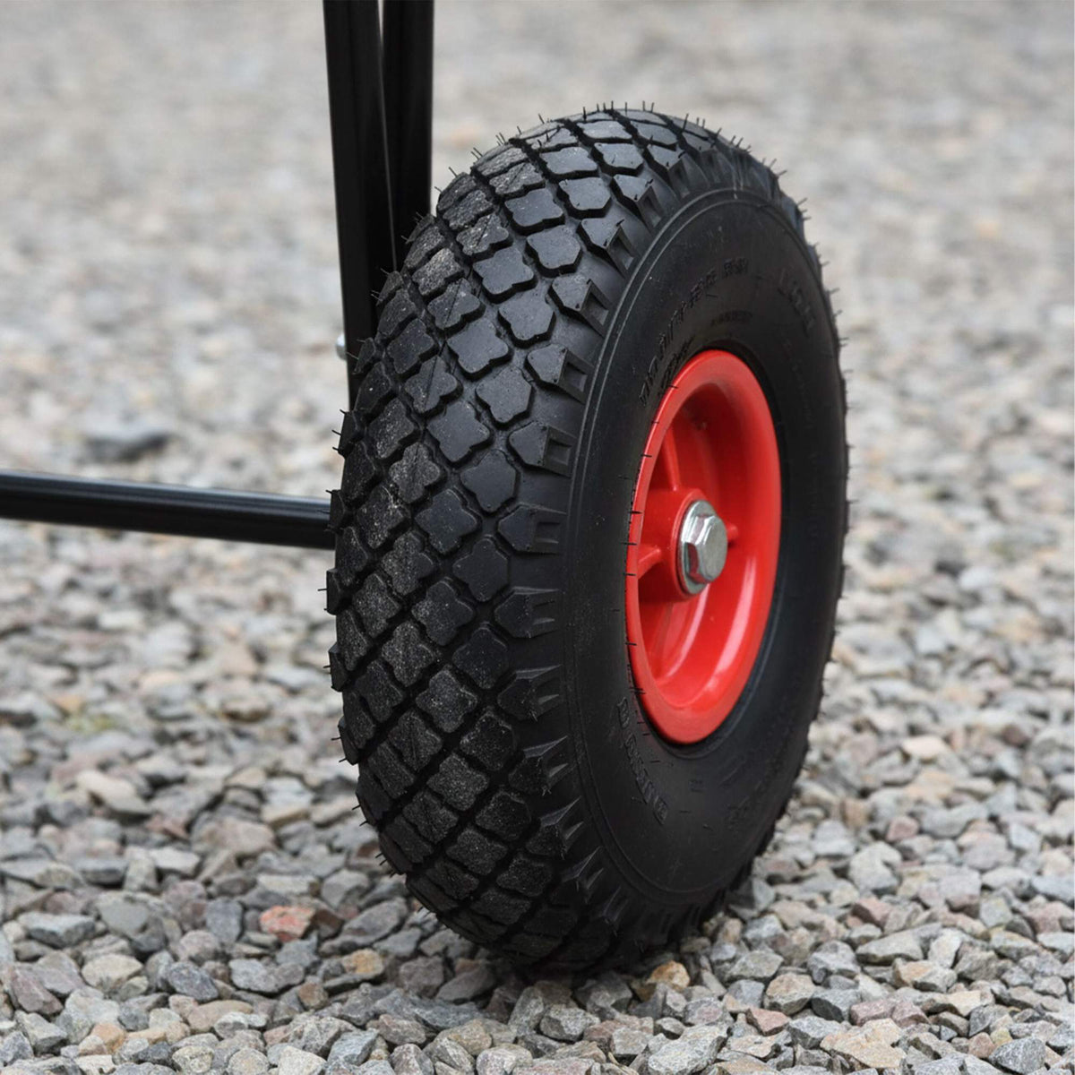 Folding Transport Trolley, 80kg Capacity, Steel Frame