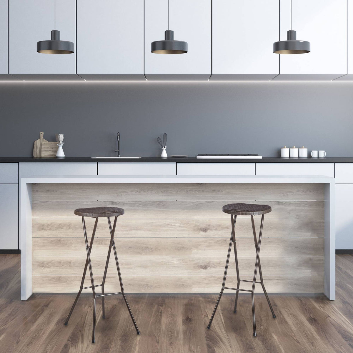 Folding bar stools BASTIAN