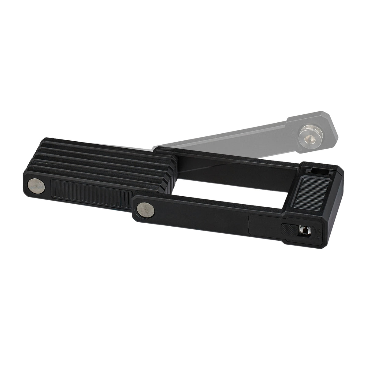 Folding bicycle lock with key