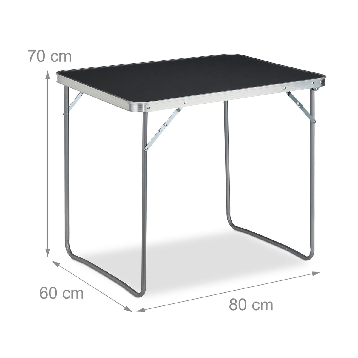 Folding camping table