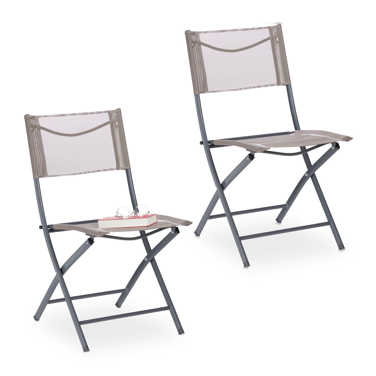 Folding garden chair Set of 2
