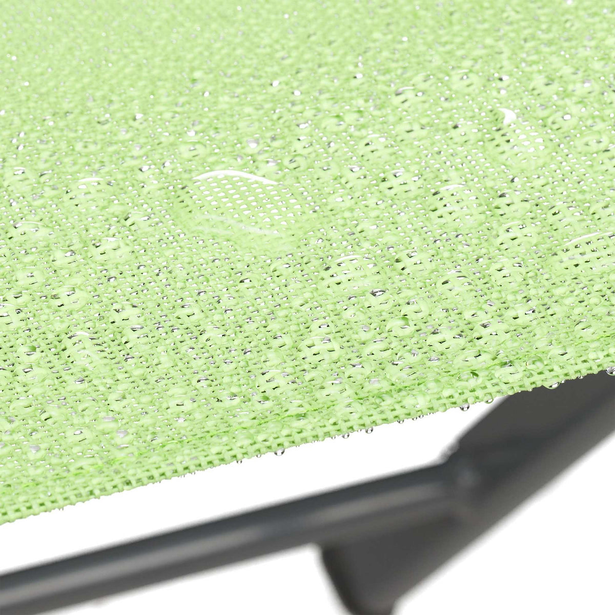 Folding garden chair Set of 2 green