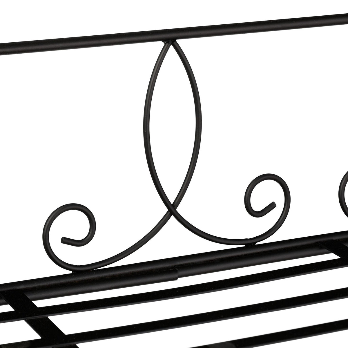 Folding metal flower stand
