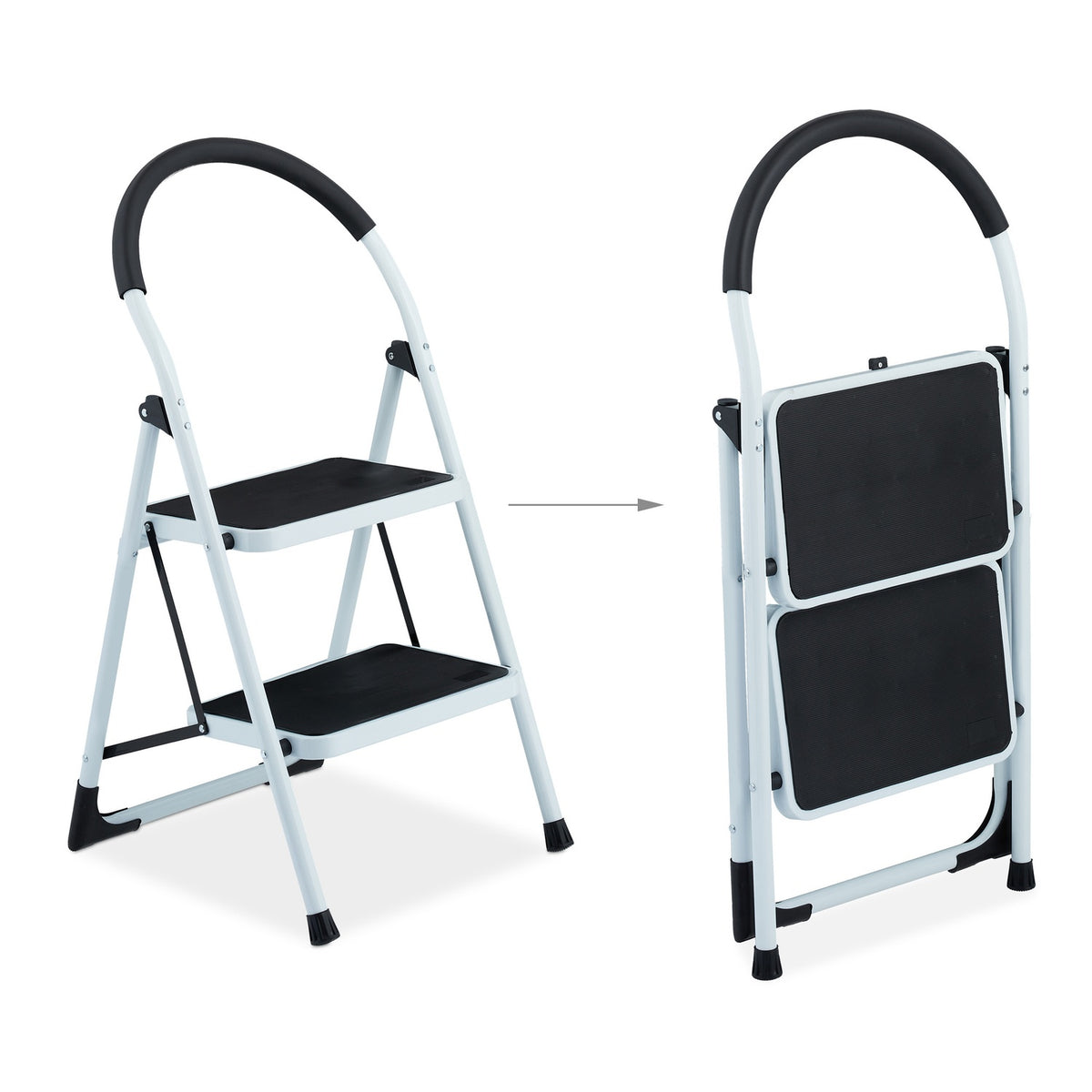 Folding stepladder, 2 steps